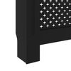 vidaXL Radiatordeksel svart 152x19x81,5 cm MDF