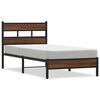 vidaXL Sengeramme uten madrass brun eik 107x200 cm konstruert tre