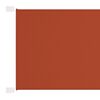 vidaXL Vertikal markise terrakotta 140x360 cm oxfordstoff