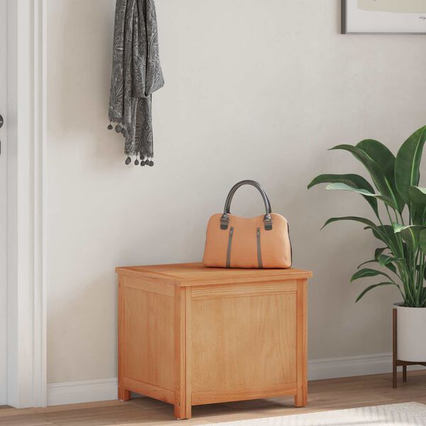 vidaXL Lagringsboks Naturlig 50 x 45 x 45 cm Konstruert tre og eik