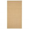 vidaXL Teppe naturlig sisal 80x150 cm