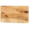 vidaXL Bordplate 50x20x2,5 cm naturlig kant grovt heltre mangotre