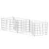 vidaXL Gabionkurv galvanisert st&aring;l 120x30x50 cm