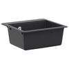 vidaXL Enkel oppvaskkum Granitt 47 x 44 x 19 cm grafitt
