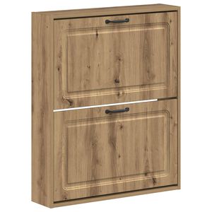 vidaXL Vegghengt skoskap UTRECHT 71 x 17 x 86 cm Konstruert tre