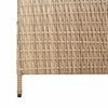 vidaXL Romdeler Beige 195 x 180 cm polyrotting