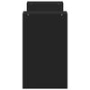 vidaXL TV-benker 2 stk svart 75x30x50 cm konstruert tre