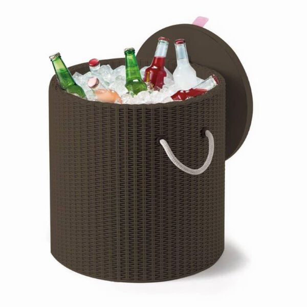 Keter Kj&oslash;lekrakk med tauh&aring;ndtak gr&aring;brun 219430