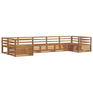 vidaXL Utend&oslash;rs sofa-sett 7 pcs Naturlig