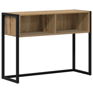 vidaXL Avlastningsbord Kunstnerisk Eik 100 x 36 x 75 cm Konstruert tre