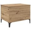 vidaXL Kaffebord Artisan Eik 60 x 44,5 x 45 cm Konstruert tre