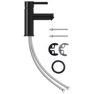 vidaXL Badekran svart 130x176 mm