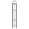 vidaXL Gabionkurver buede 6 stk 200x50x180/200 cm galvanisert jern