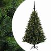 vidaXL Kunstig juletre med kuler 120 cm 150 LED-lys Varmhvit