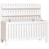 vidaXL Putekasse hvid 108x42,5x54 cm heltre furu