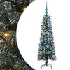 vidaXL Kunstig juletre med 150 LED gr&oslash;nn 120 cm PVC og plast og st&aring;l