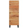 vidaXL Highboard med 3 d&oslash;rer 40x33x110 cm heltre akasie og jern