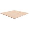 vidaXL Firkantet bordplate 90x90x1,5 cm ubehandlet heltre eik