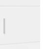 vidaXL Baderomsskapsett TULUM H&oslash;yglanset hvit 37 x 31,5 x 203 cm