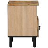 vidaXL Nattbord 2 stk 40x33x46 cm heltre mango