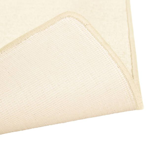 vidaXL Soveromstepper 3 stk tykk lugg kremhvit