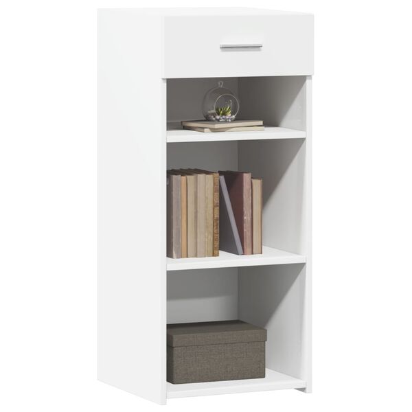 vidaXL Skjenk hvit 40x42,5x93 cm konstruert tre