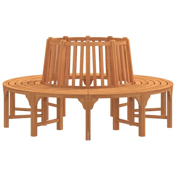 vidaXL Rund trebenk &Oslash;208 cm heltre eukalyptus