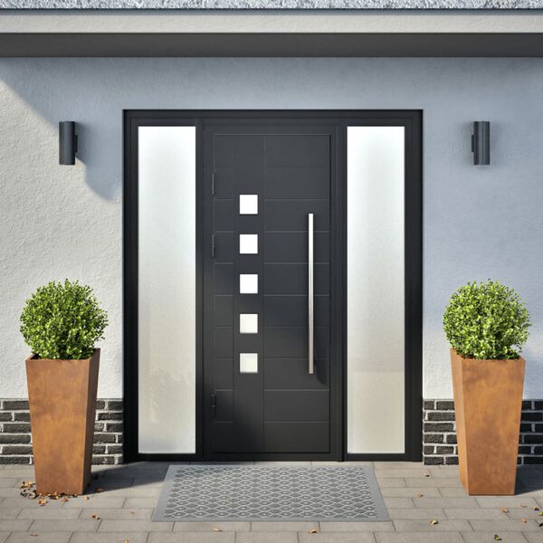 vidaXL Hageplanter 2 stk 35x35x75 cm oksidert st&aring;l