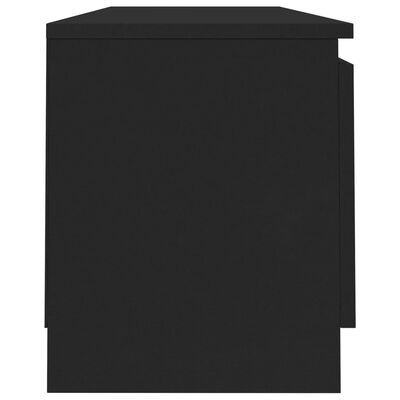 vidaXL TV-benk svart 120x30x35,5 cm sponplate