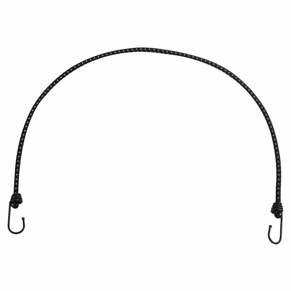 vidaXL Strikksnorer med refleksstrimler og kroker 25 stk 100 cm