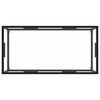 vidaXL Salongbord svart med herdet glass 100x50x35 cm
