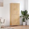 vidaXL Highboard sonoma eik 69,5x34x180 cm konstruert tre