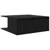 vidaXL Kaffebord Svart eik 80 x 80 x 31 cm Konstruert tre