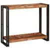 vidaXL Konsollbord Flerfarget 90 x 33 x 75 cm Massiv Reclaim Tre