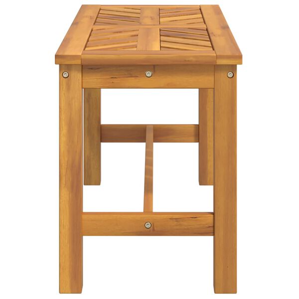 vidaXL Hagebenk 80 cm heltre akasie