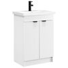 vidaXL Baderomsinnredningssett Hvit 56 x 37,5 x 81 cm Konstruert tre