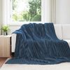 vidaXL Kastepledd 6 pcs Marinebl&aring; 270 x 240 cm Fleece