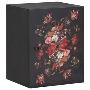 vidaXL Hengende skap Flerfarget 38 x 33,5 x 48 cm Massiv mango tre