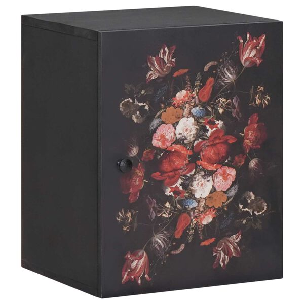 vidaXL Hengende skap Flerfarget 38 x 33,5 x 48 cm Massiv mango tre