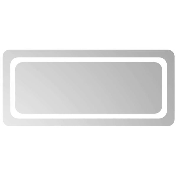 vidaXL Baderomsspeil med LED 90x40 cm