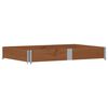 vidaXL Plantekasse brun 150x100 cm heltre furu