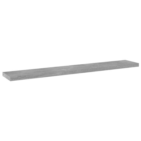 vidaXL Hylleplater 4 stk betonggr&aring; 60x10x1,5 cm konstruert tre