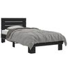 vidaXL Sengeramme svart 90x200 cm konstruert tre og metall
