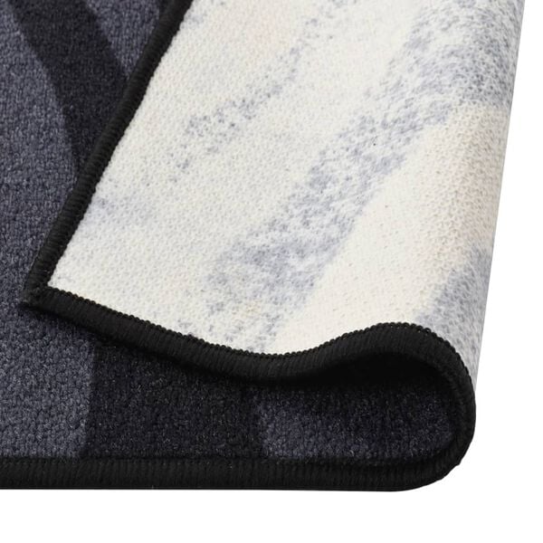 vidaXL Teppel&oslash;per svart 80x300 cm