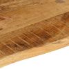 vidaXL Bordplate 120x60x2,5 cm naturlig kant grovt heltre mangotre