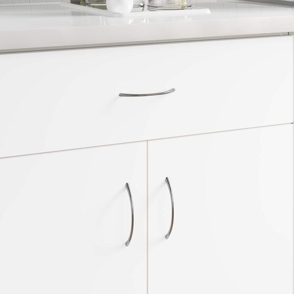 vidaXL H&aring;ndtak 2 pcs s&oslash;lv 107 x 3.6 x 23 mm Rustfritt St&aring;l