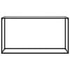 vidaXL Konsollbord gjennomsiktig 140x35x75 cm herdet glass