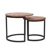 LABEL51 Salongbord Duo 2 stk tre/svart
