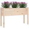 vidaXL Plantekasse 110x31x70 cm heltre furu