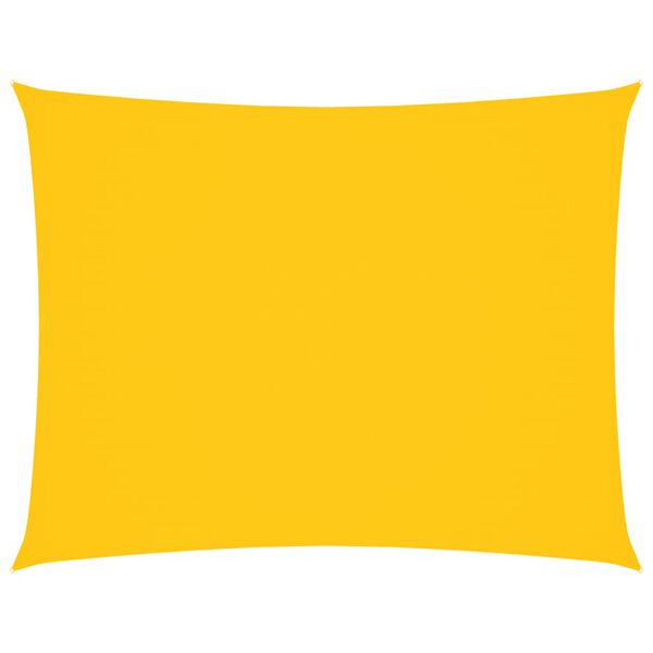 vidaXL Solseil oxfordstoff rektangul&aelig;r 4x5 m gul